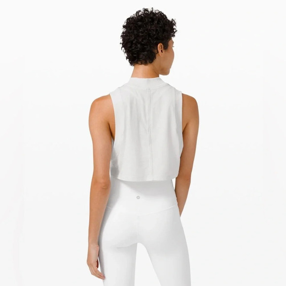 Lululemon All Yours Mock Neck Crop Tank - Picture 2 of 7